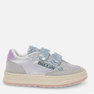 NWOT Steve Madden Kids Dream Sneakers - Silver and Pink-Size 11